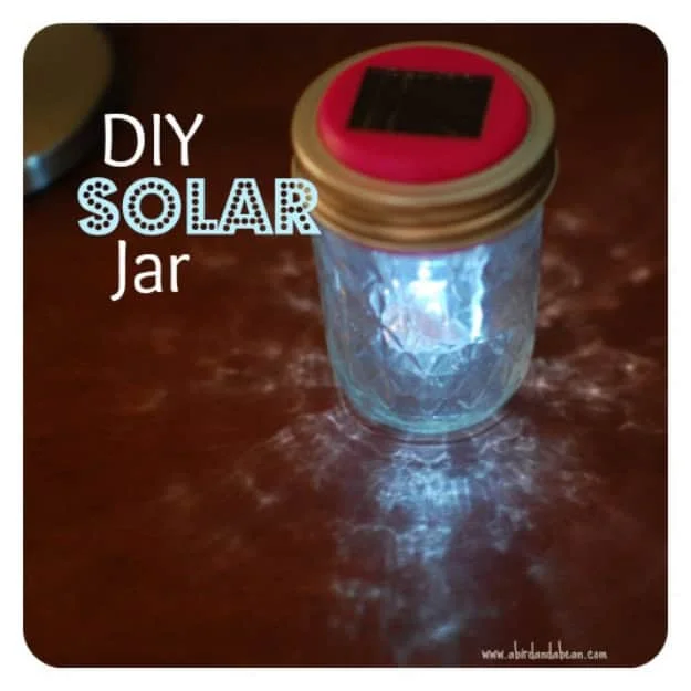 6. Solar Lanterns in Jars