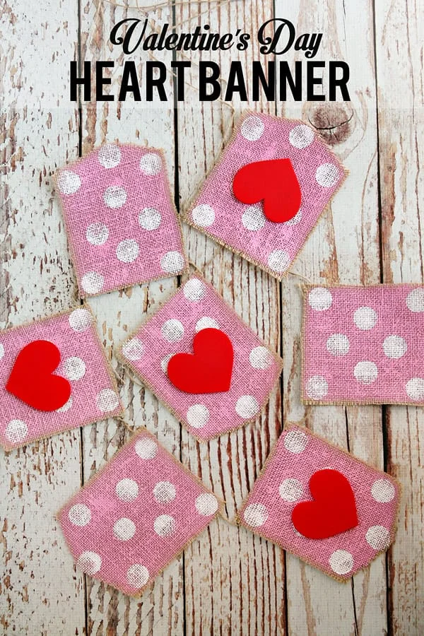 17. Heart Banner for Valentine's Day