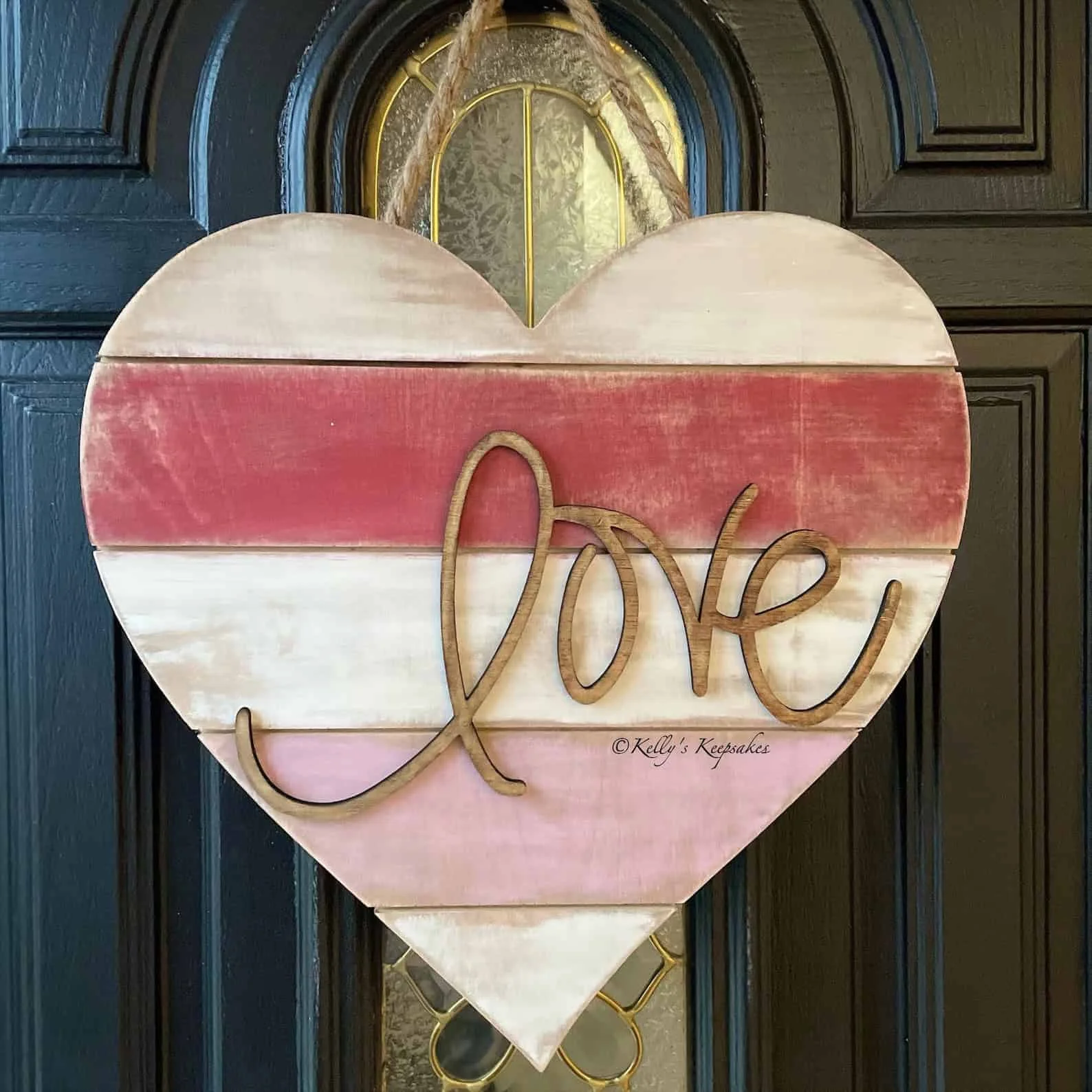 2. Kranz mit Herzgruß