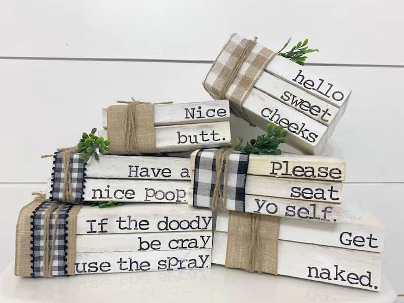 8. Lustige Farmhouse-Tafeln