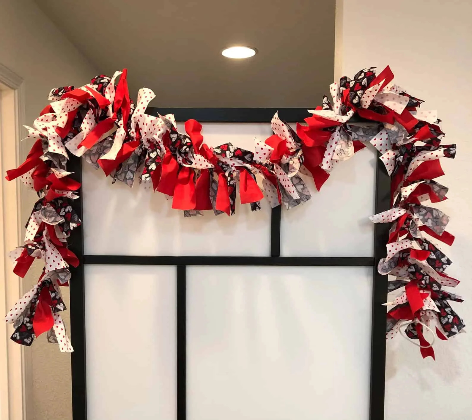 5. Fabric Valentine's Day Garland