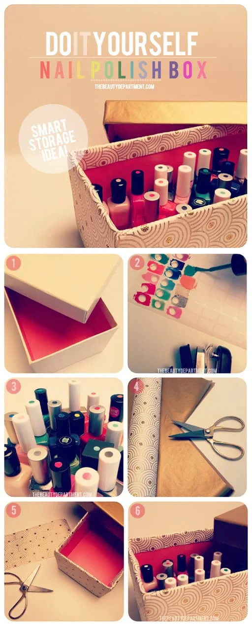 13. DIY IDEE ZUM LAGERN VON NAGELLACK