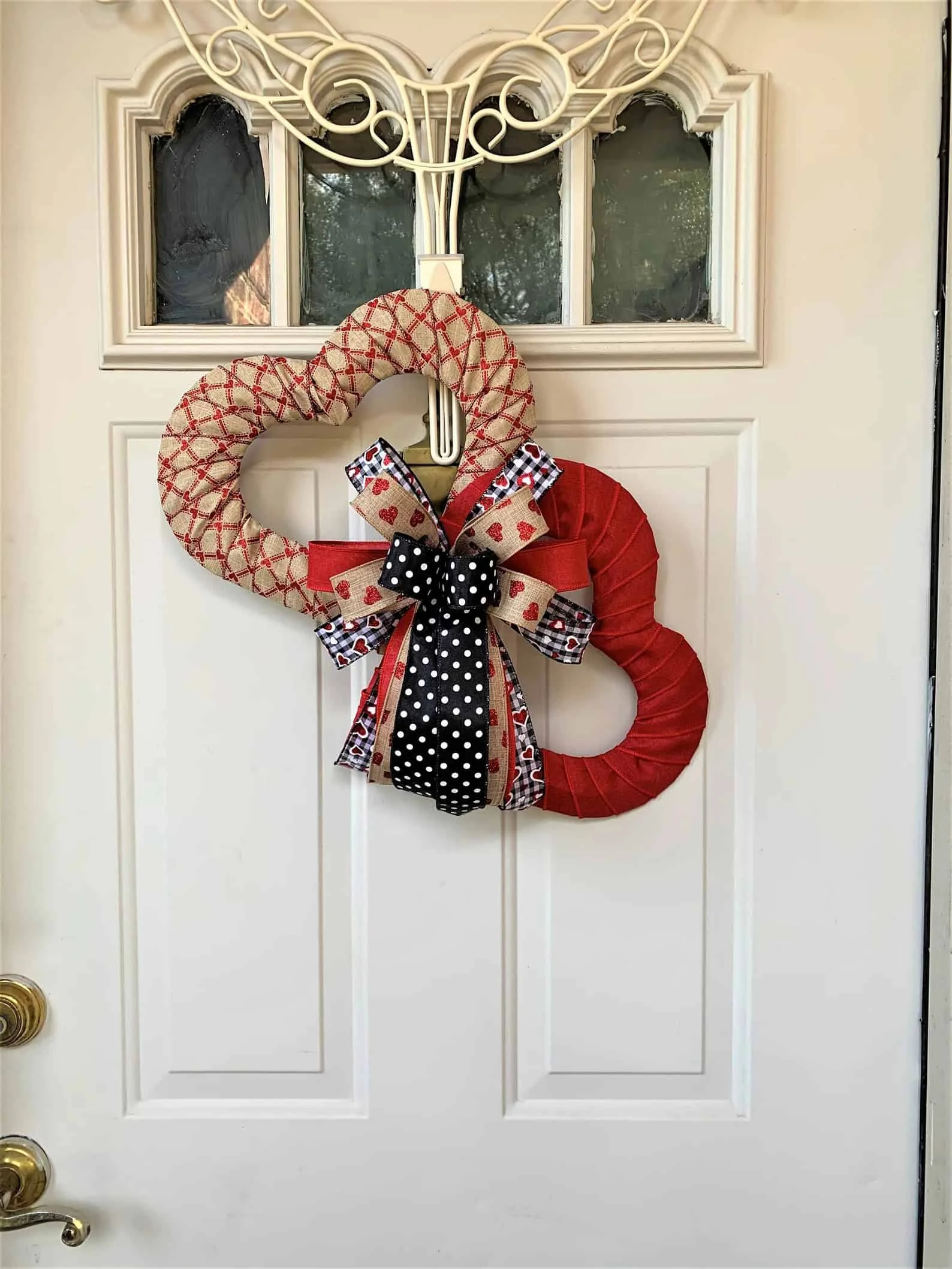 13. Double Heart Garland for Valentine's Day