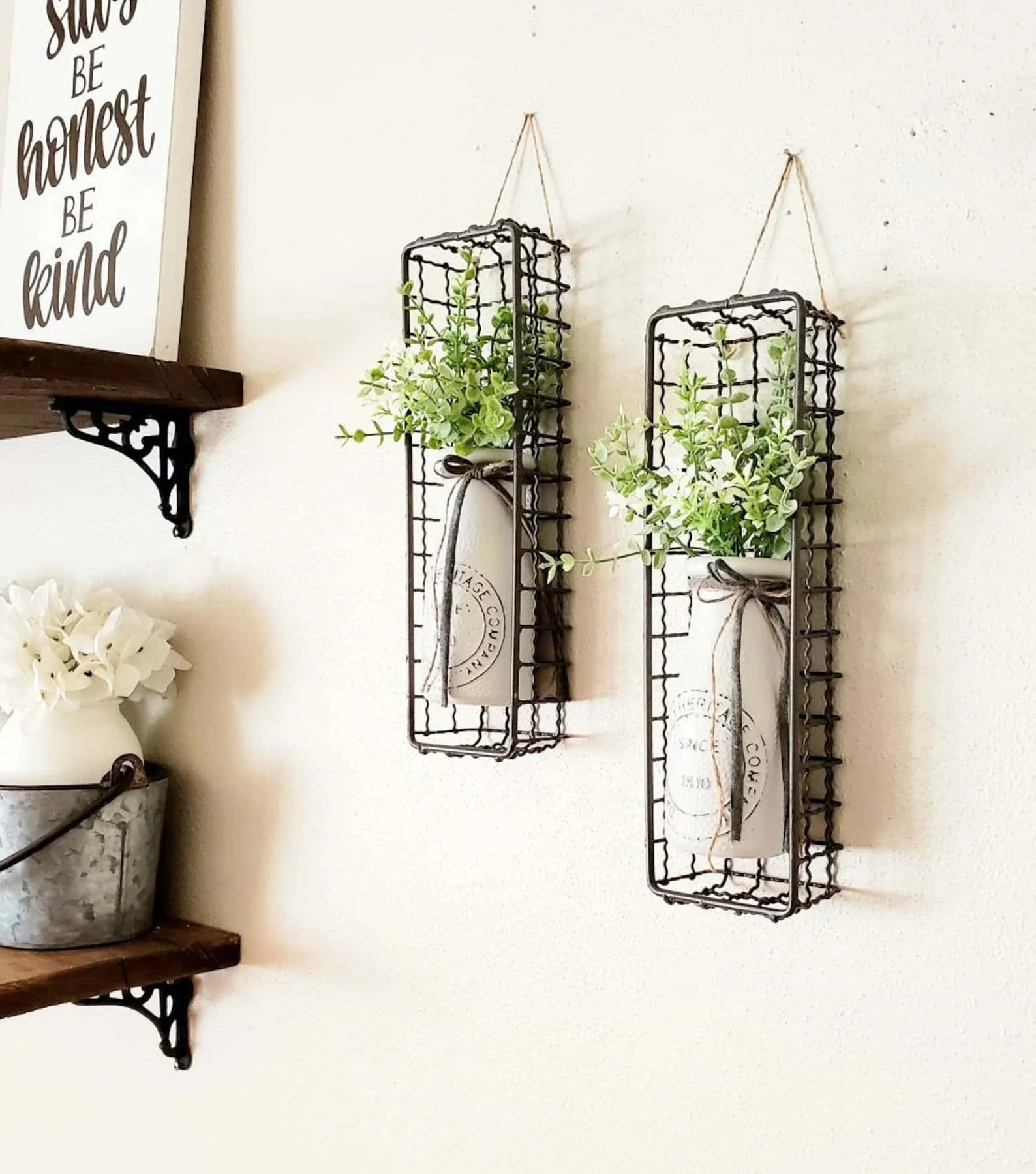 6. Elegante landliche Wandlampen