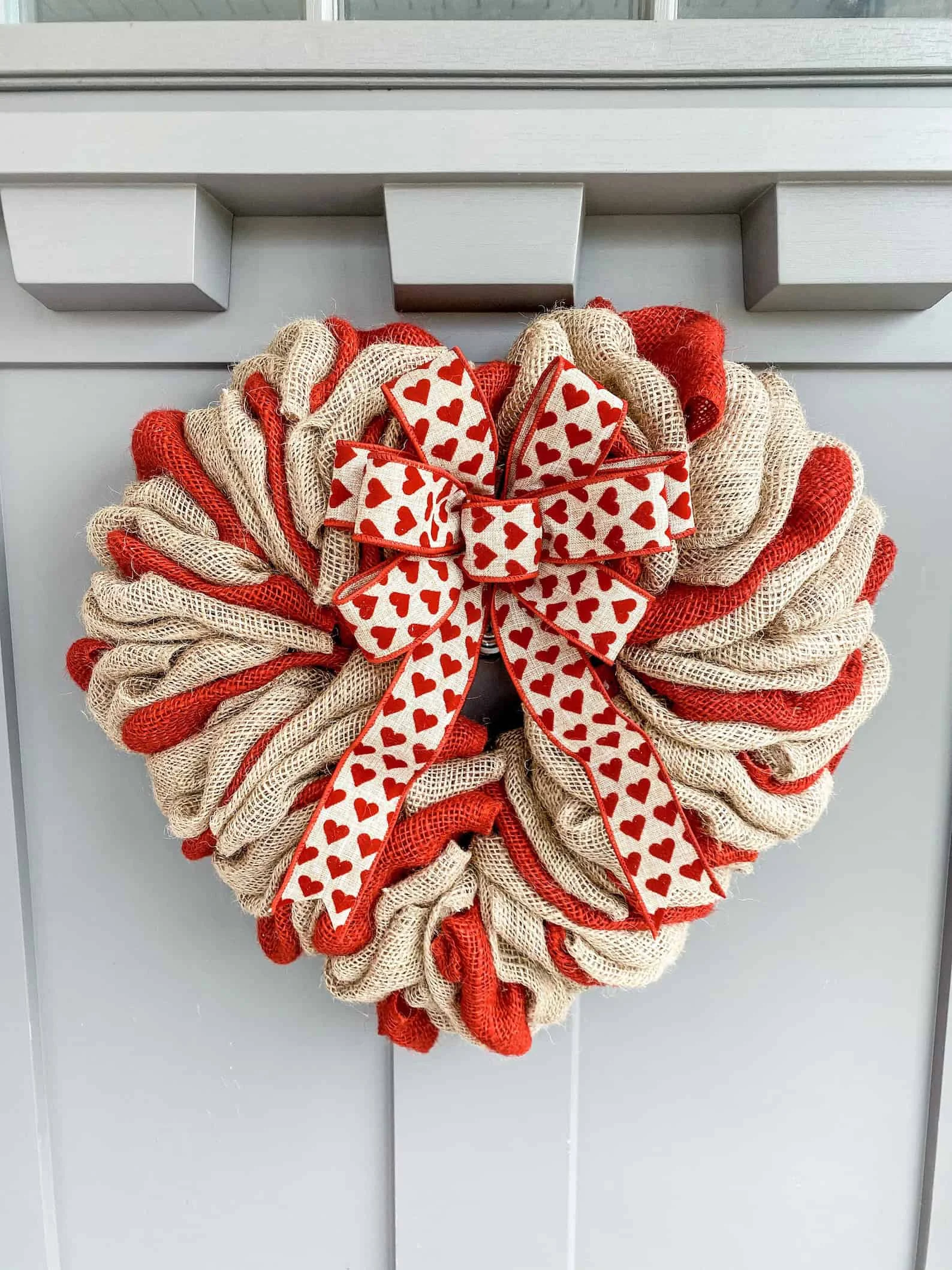 4. Samtener Kranz mit Herz zum Valentinstag