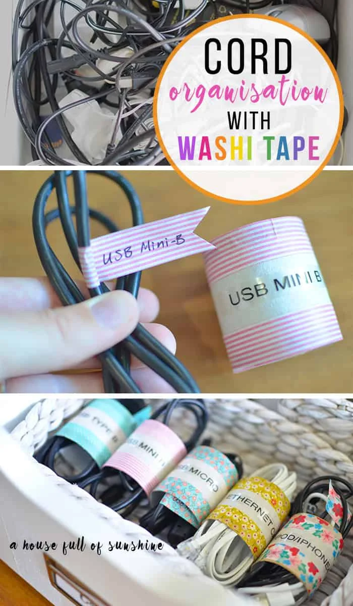 12. Organizar cables con papel periódico