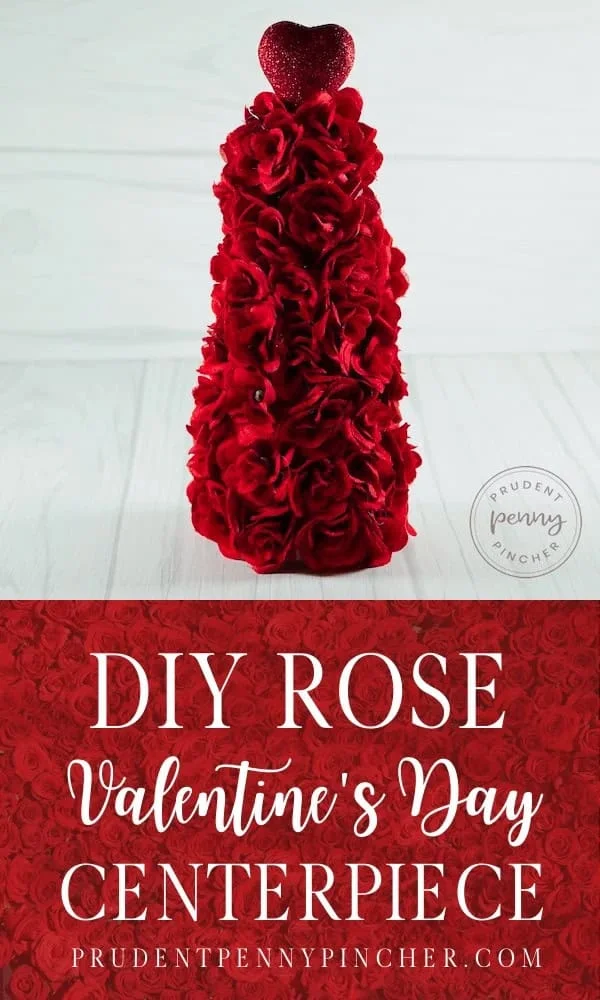 9. Árbol DIY con rosas para el Día de San Valentín