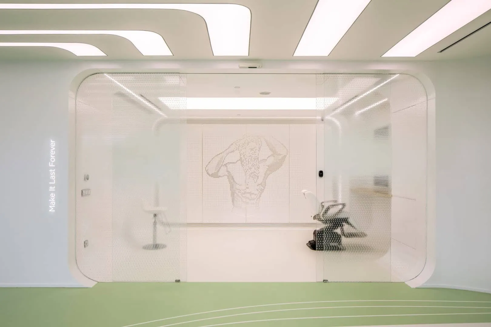 基于“数字森林”理念设计的植发诊所