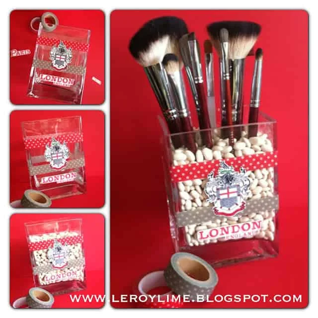 8. Kosmetikorganizer aus Klemmbrett