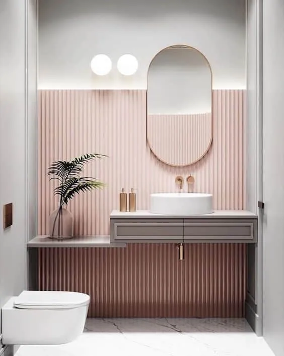 Unique Pink Bathroom Designs