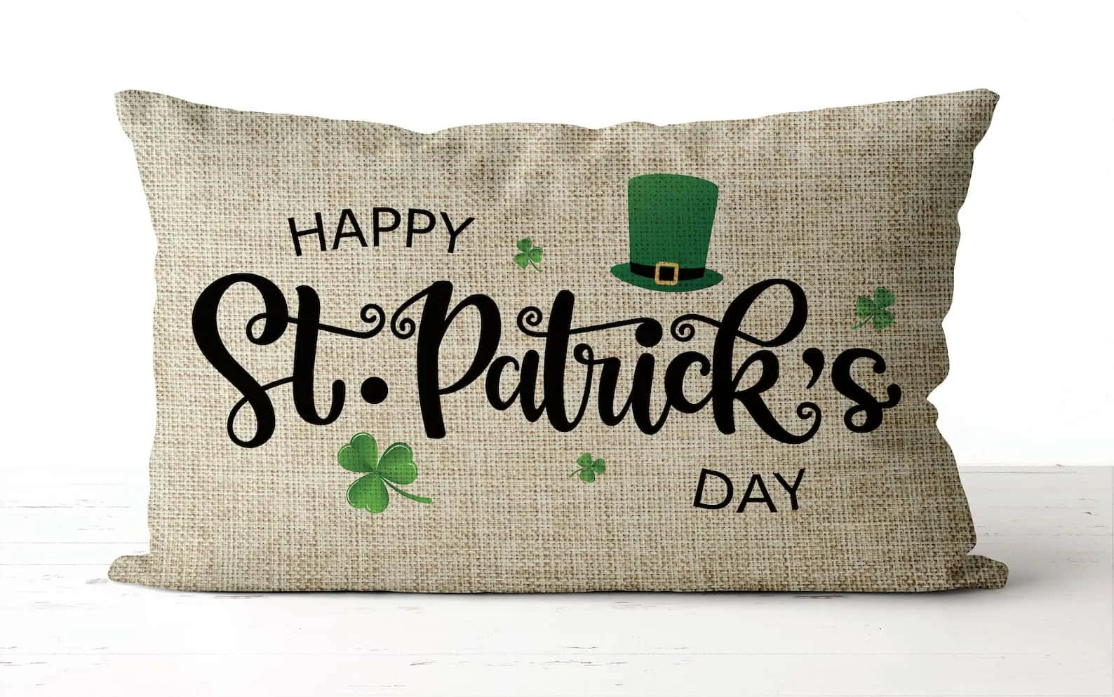 3. Happy St. Patrick’s Day Pillow Insert
