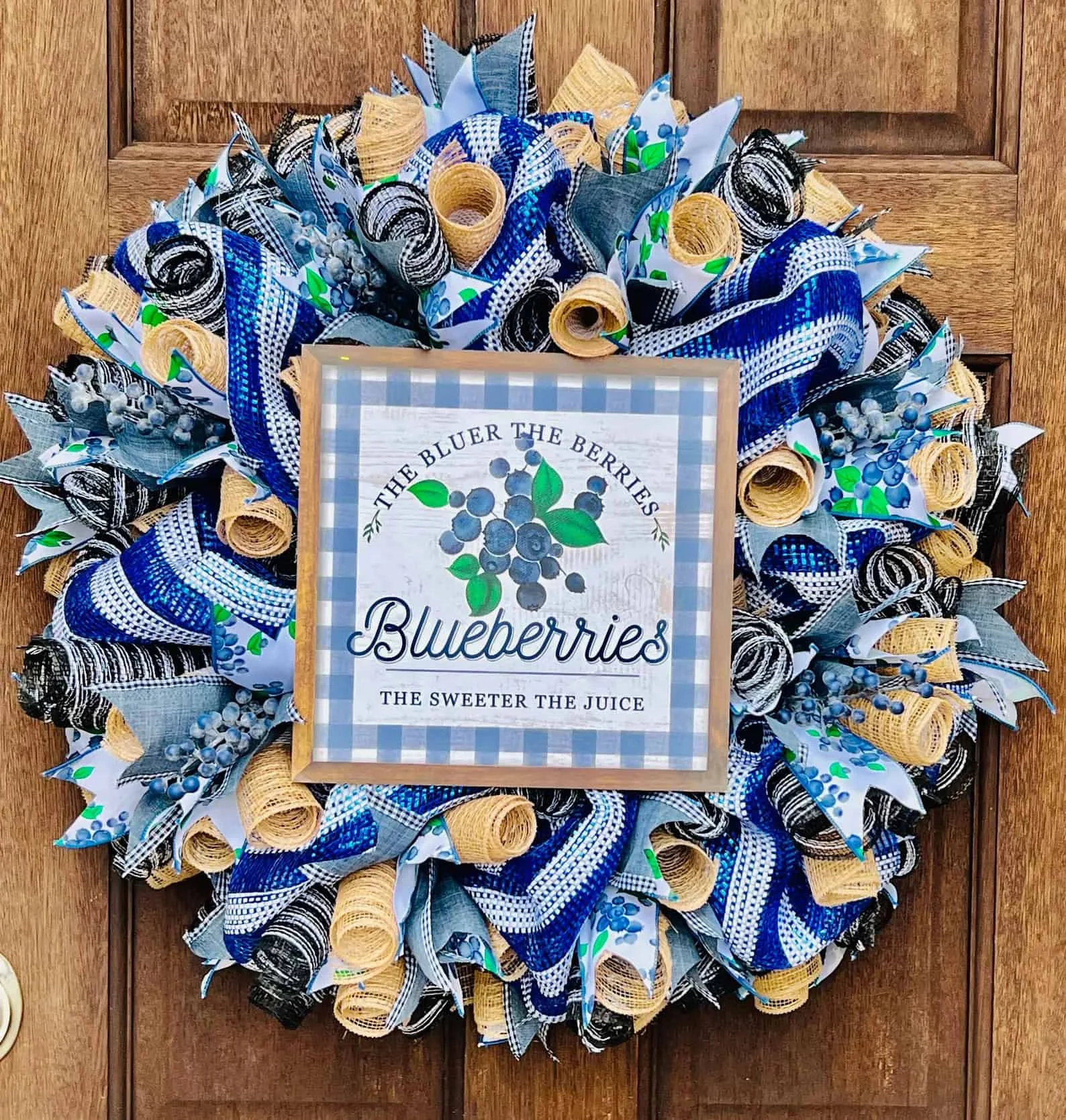 8. Guirnalda de arándanos