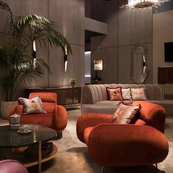 用特色扶手椅装饰玄关的建议