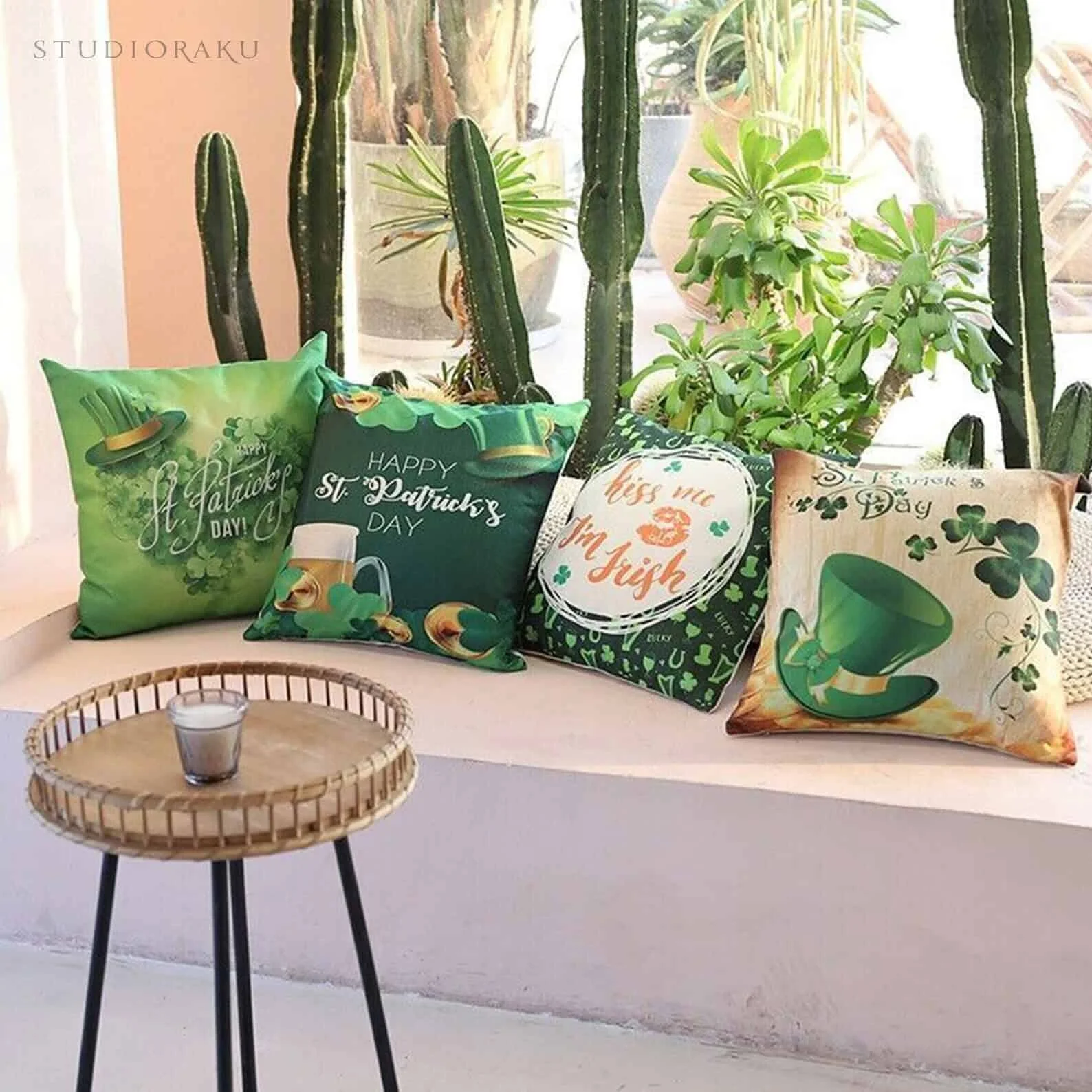 6. St. Patrick's Day Pillows