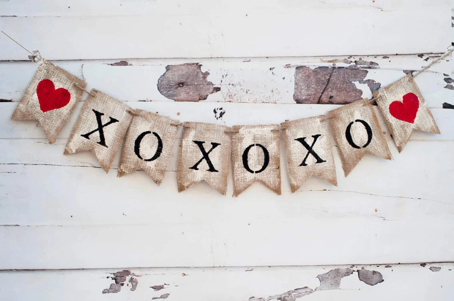 9. 复古情人节横幅