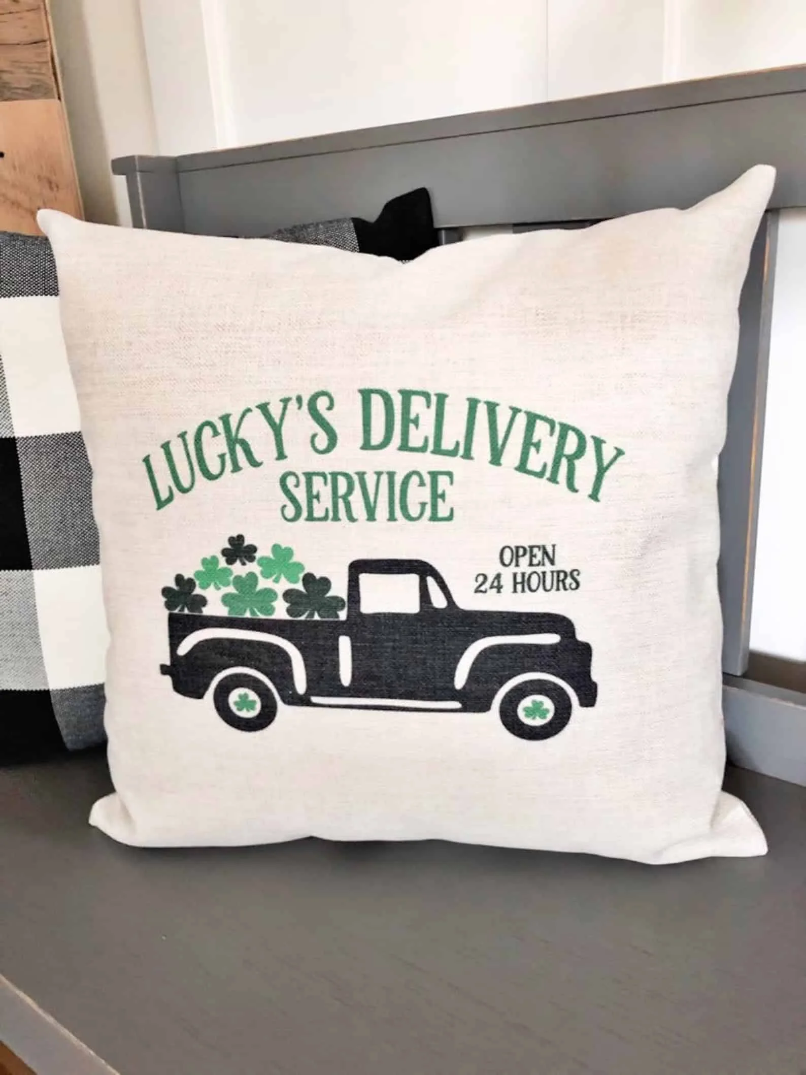 9. St. Patrick's Day Pillow