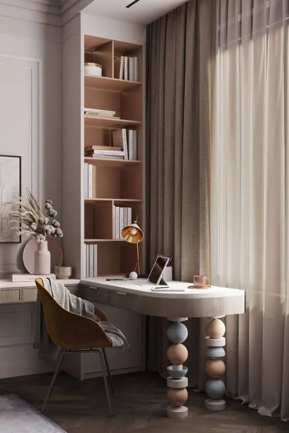 家庭学习桌的美丽创意