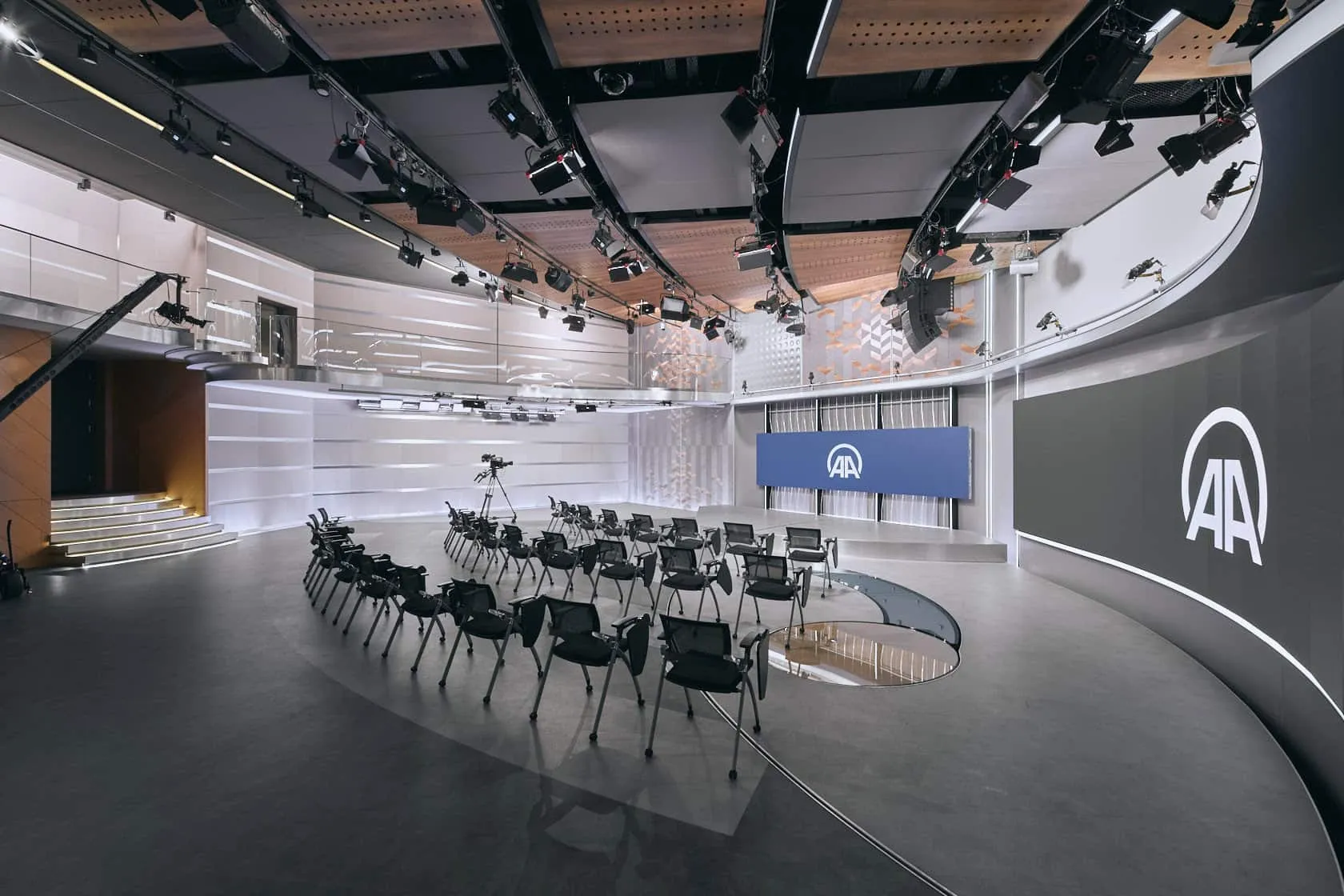 AATOLYE by BAB Architects: Multi-functional Broadcasting and Event Studio for Anadolu Agency