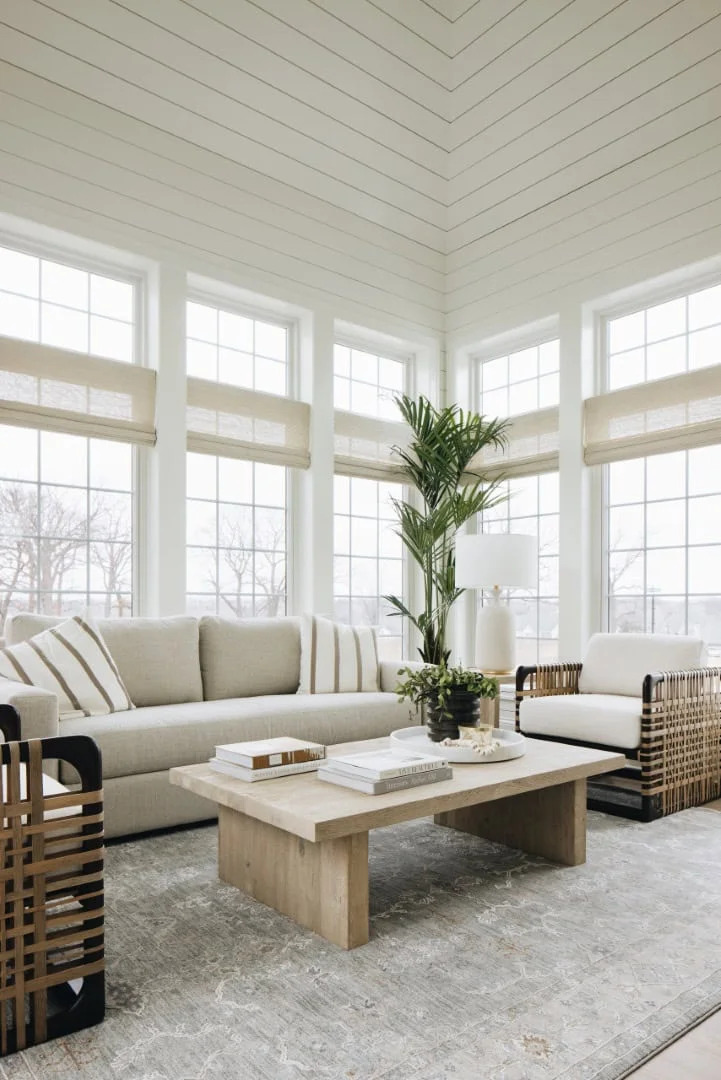 13. Calm, Cool, and Coordinated Transitional Interior