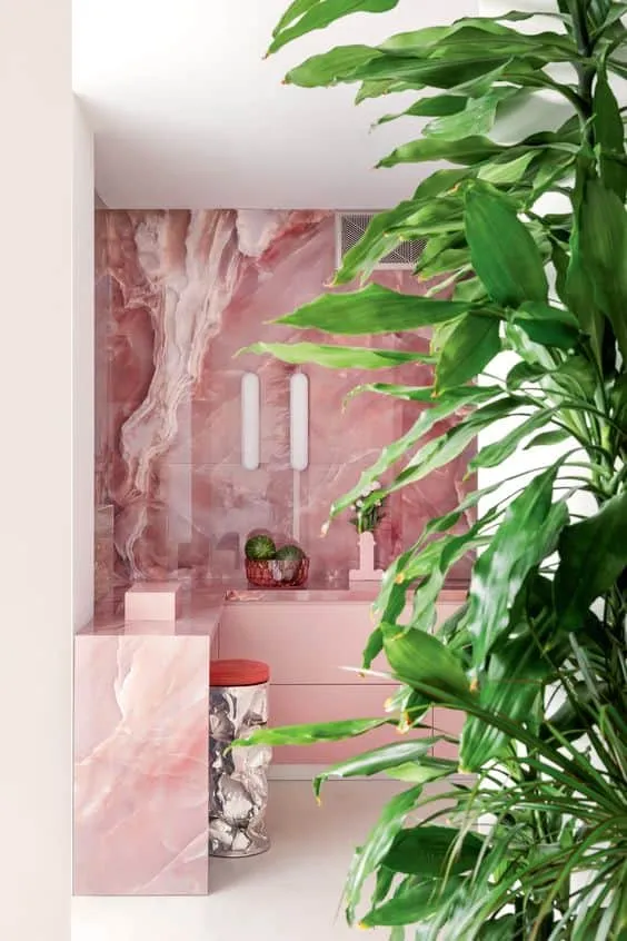 Unique Pink Bathroom Designs