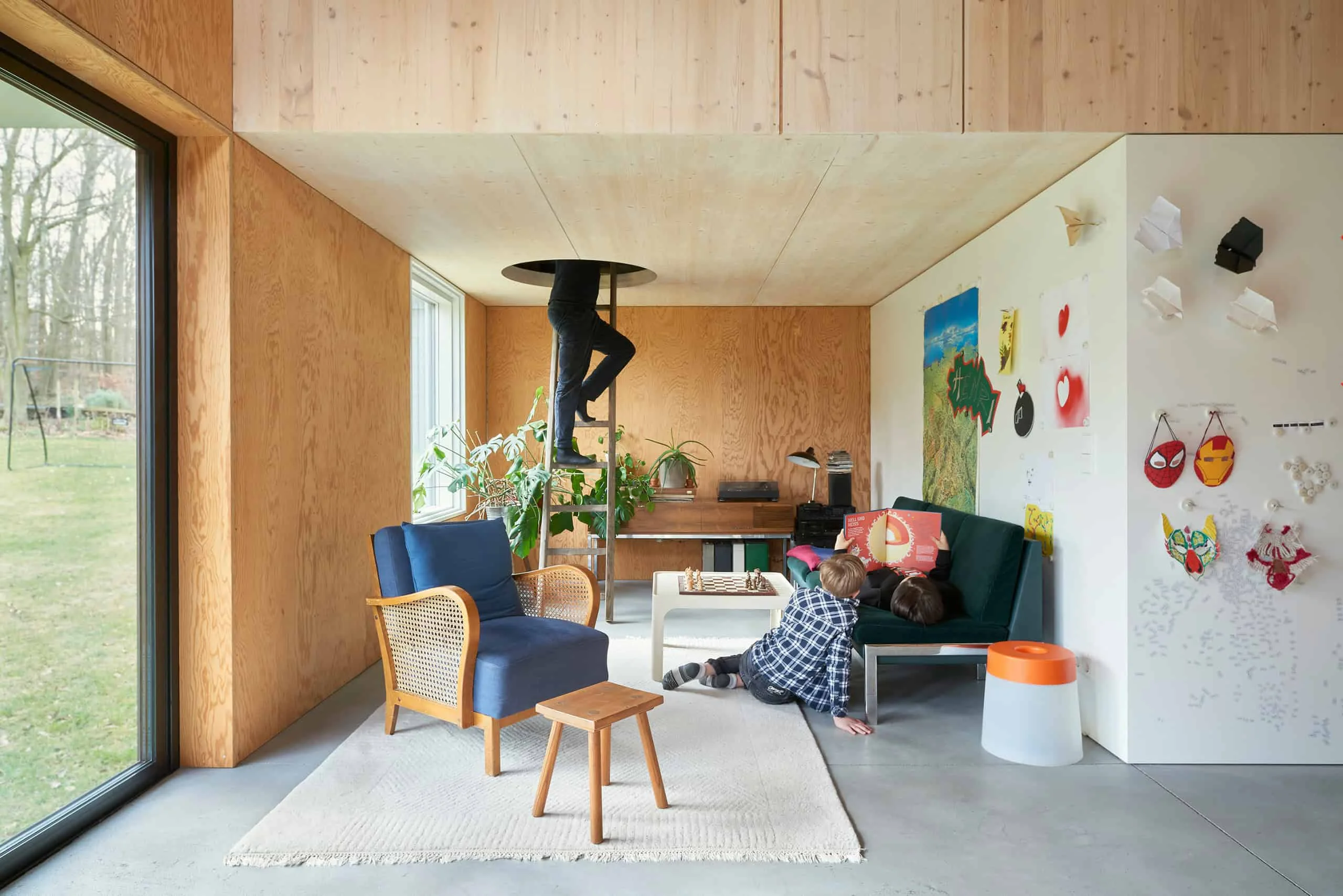 3. Sala de estar transicional