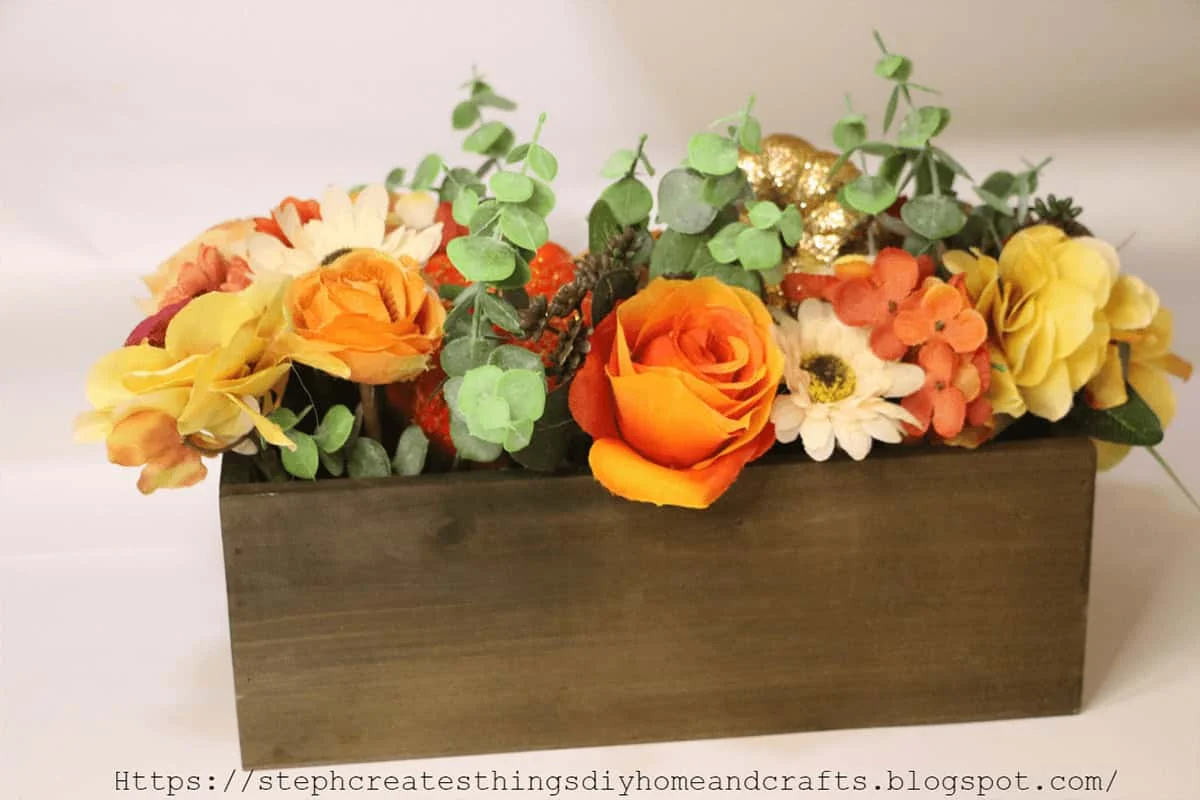 15. Centro de mesa floral DIY