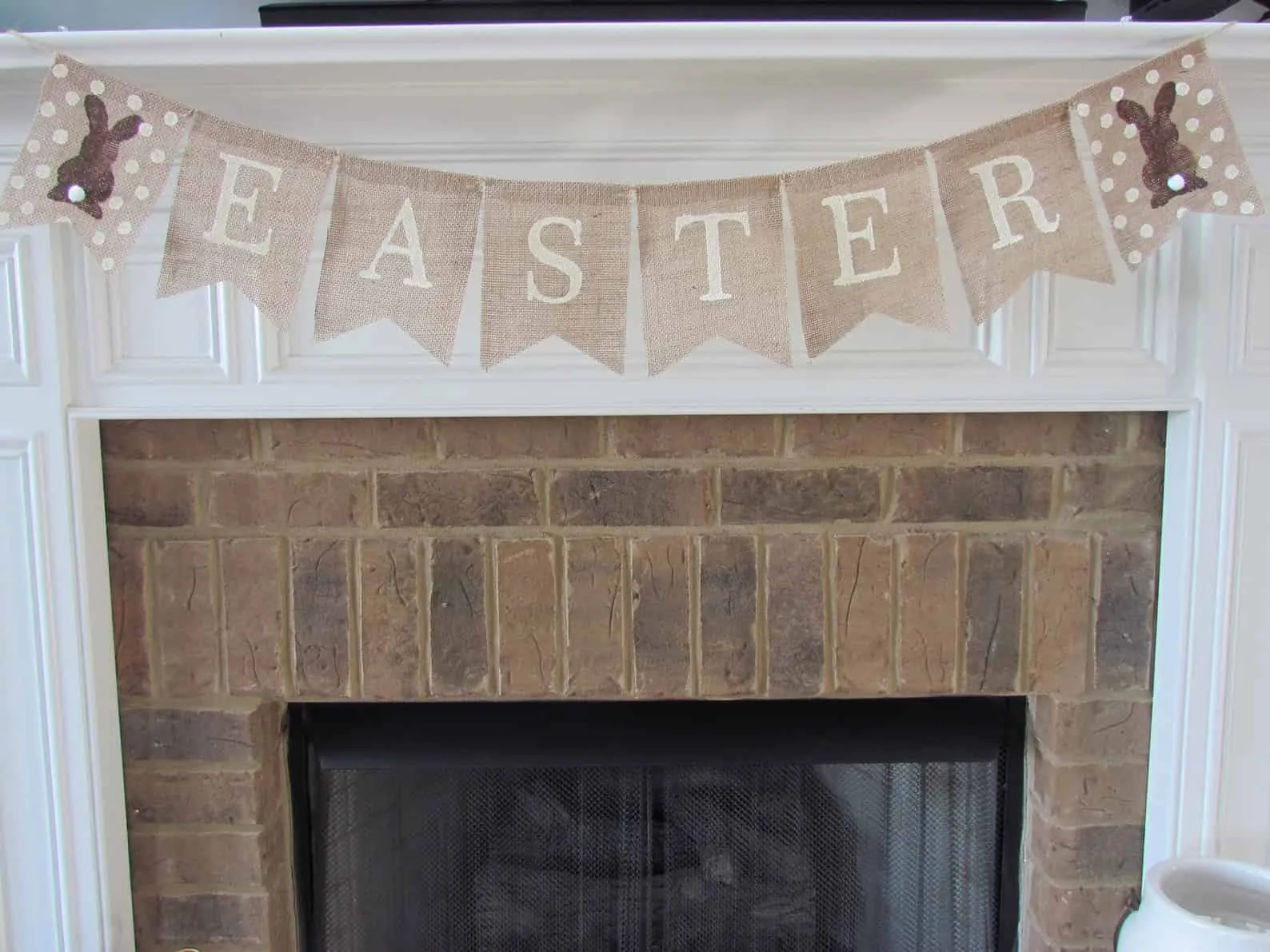 13. Pancarta pascual hecha de tela