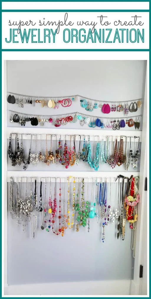 15. SIMPLE JEWELRY ORGANIZATION