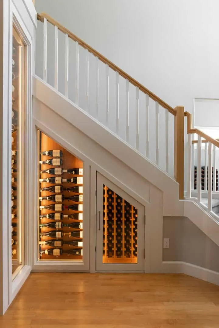 7. Wine Cellar Under Stairs