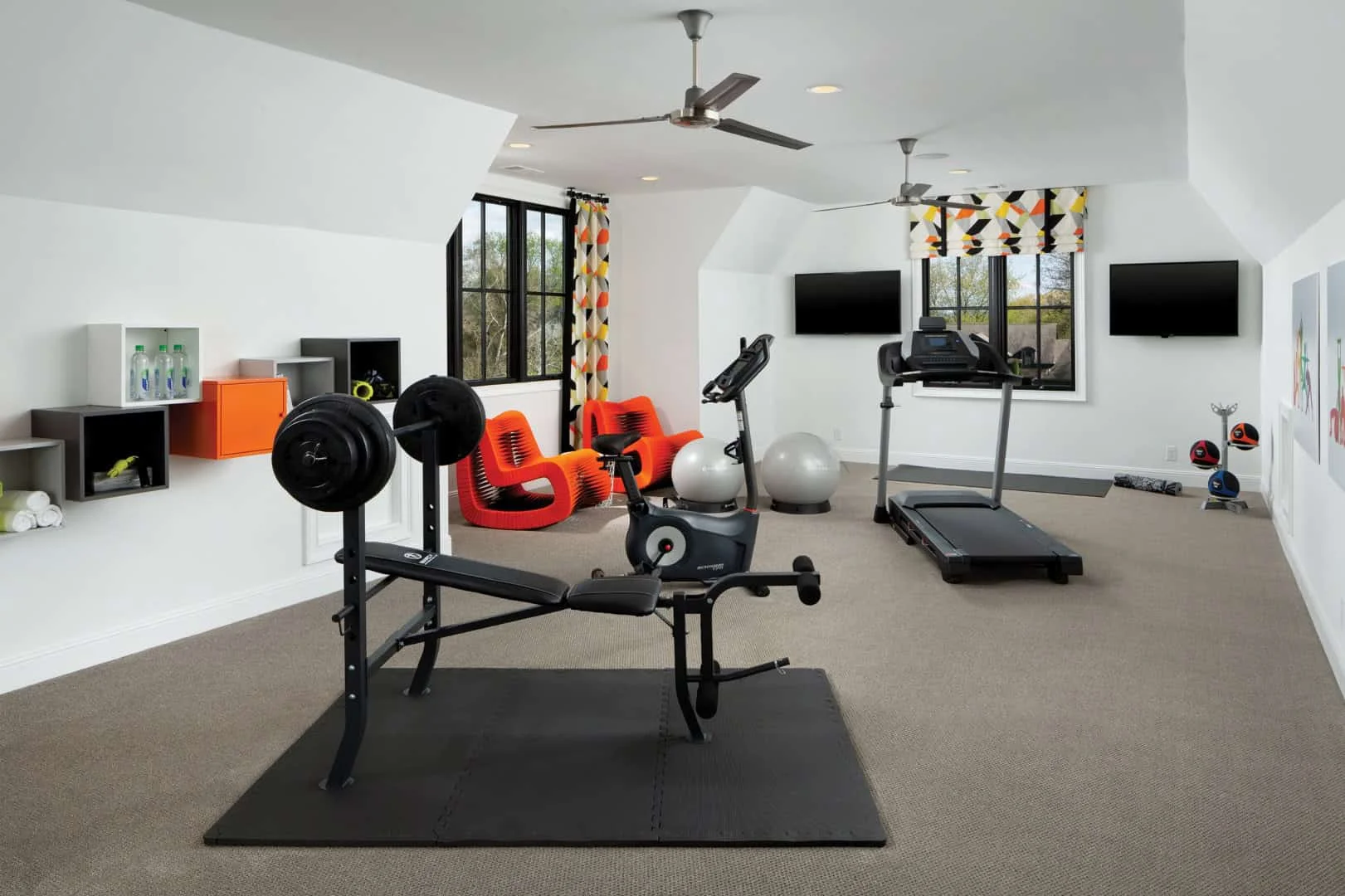 10. Modelo de casa Brookhaven – Sala de ejercicios