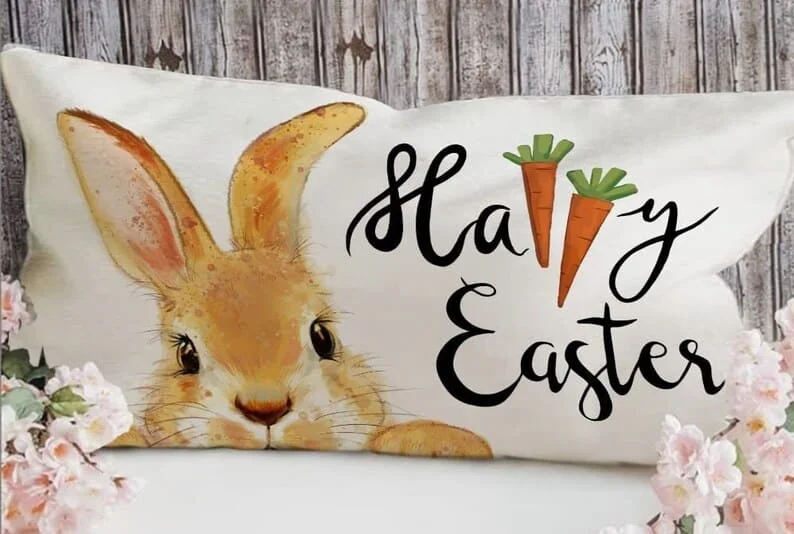 4. Almohada con temática de Pascua