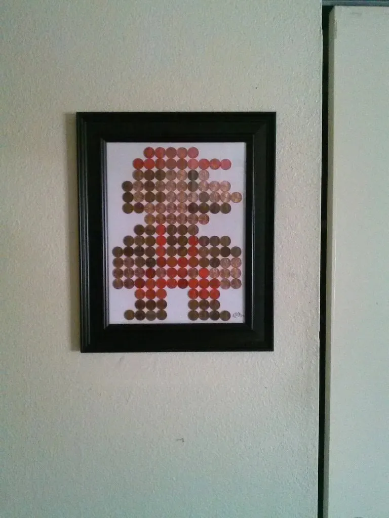 6. 硬币像素艺术