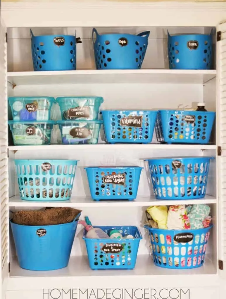 9. Dollar Store Label Containers