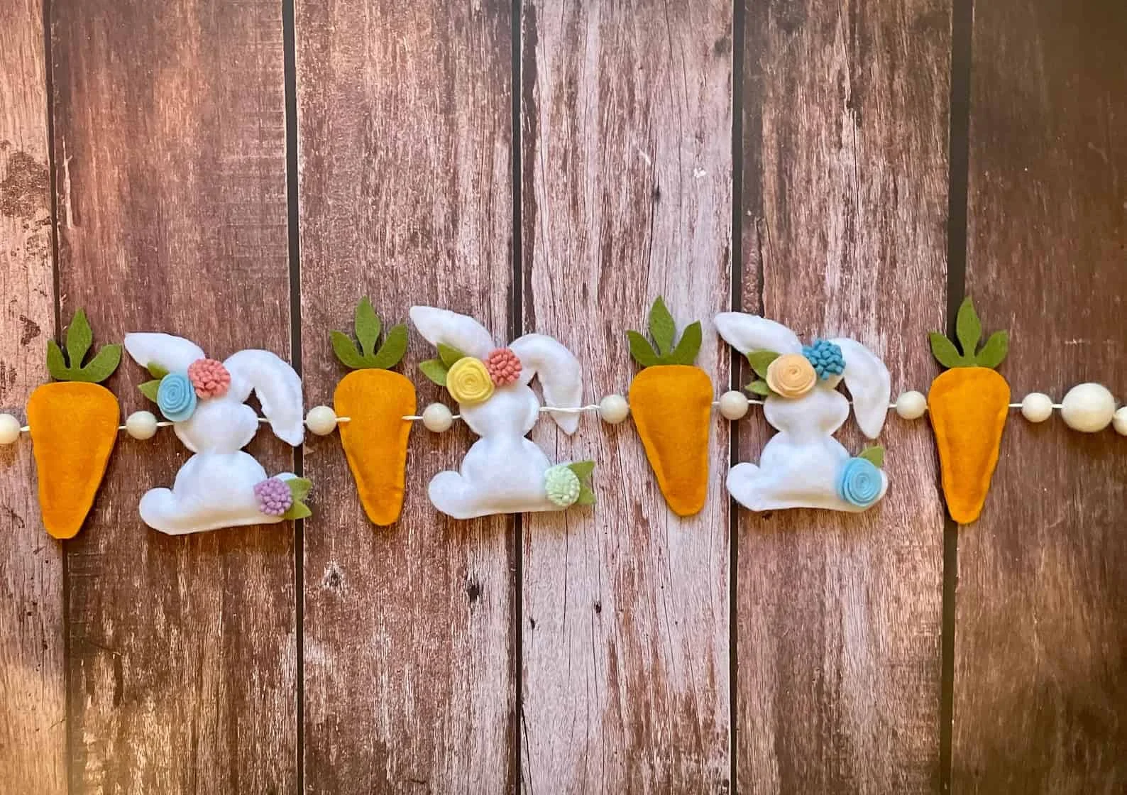 3. Guirnaldas de feltro