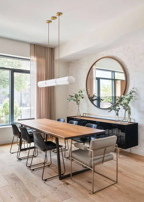 Stylish Ideas for Decorating a Dining Room with Mirrors That Elevate Your Home Design
