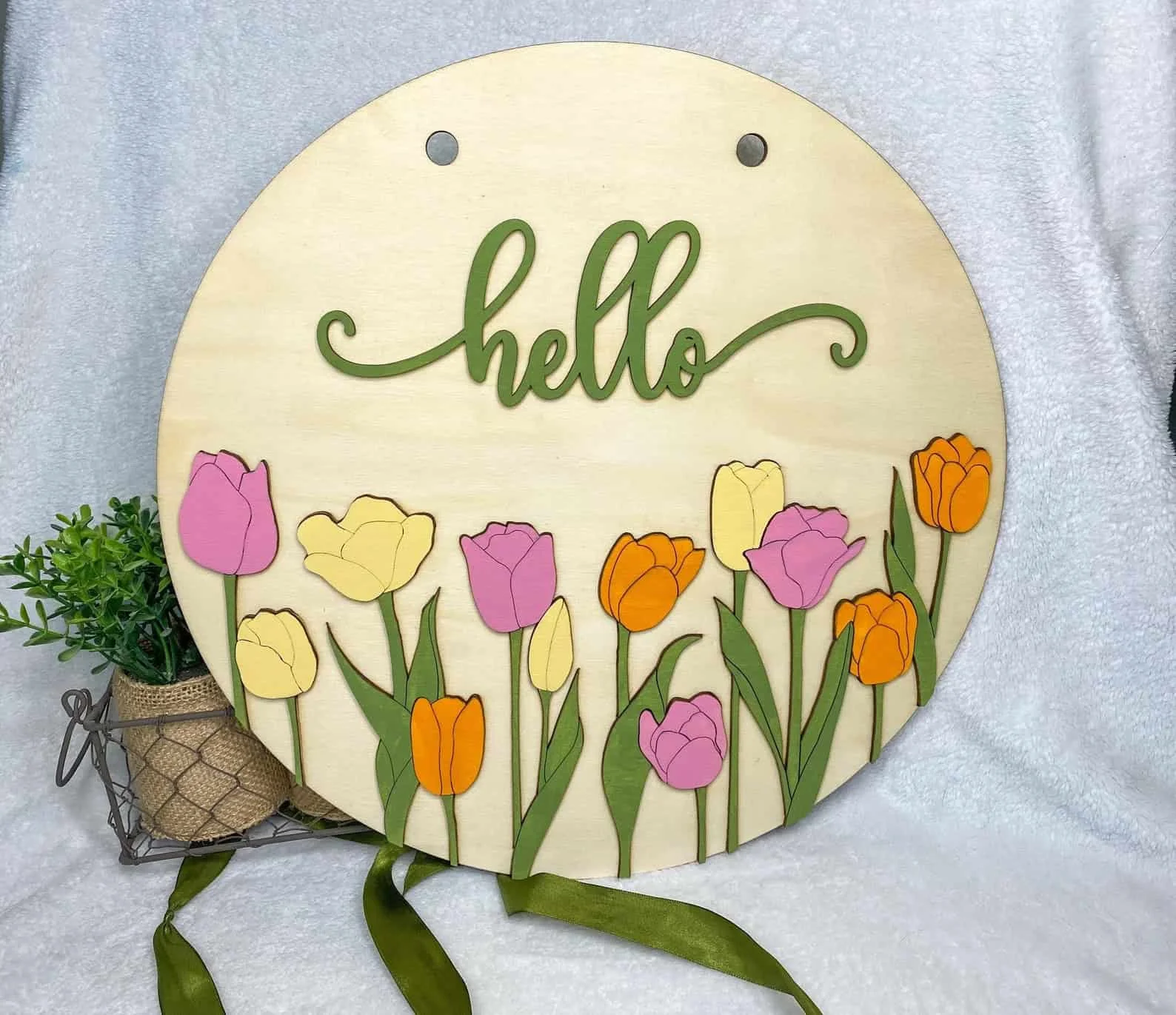 6. Frühjahrszeichen Hallo Tulpen