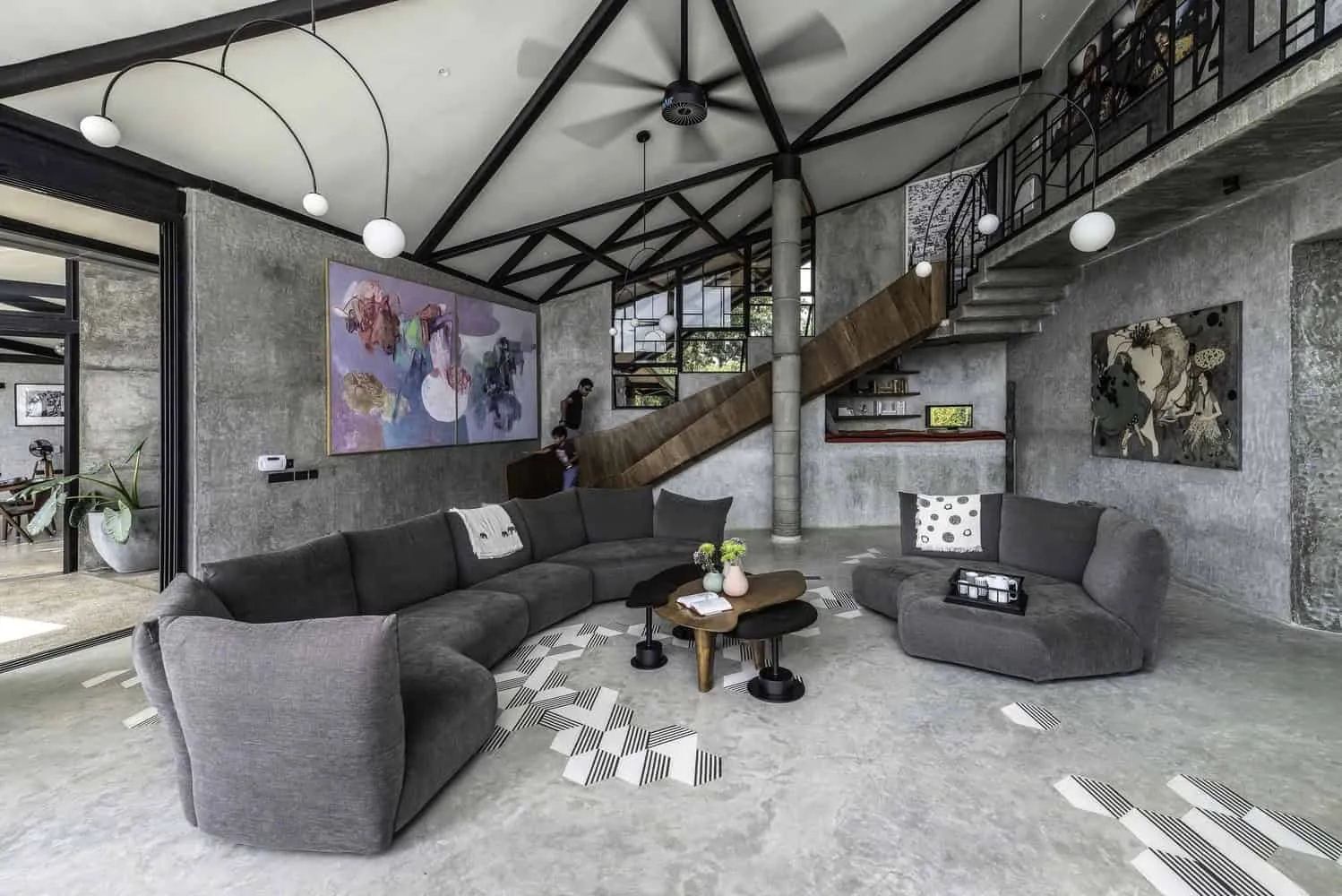 Small Multi-Family Farmhouse by Studio Lab in India Small Multi-Family Farmhouse by Studio Lab in India