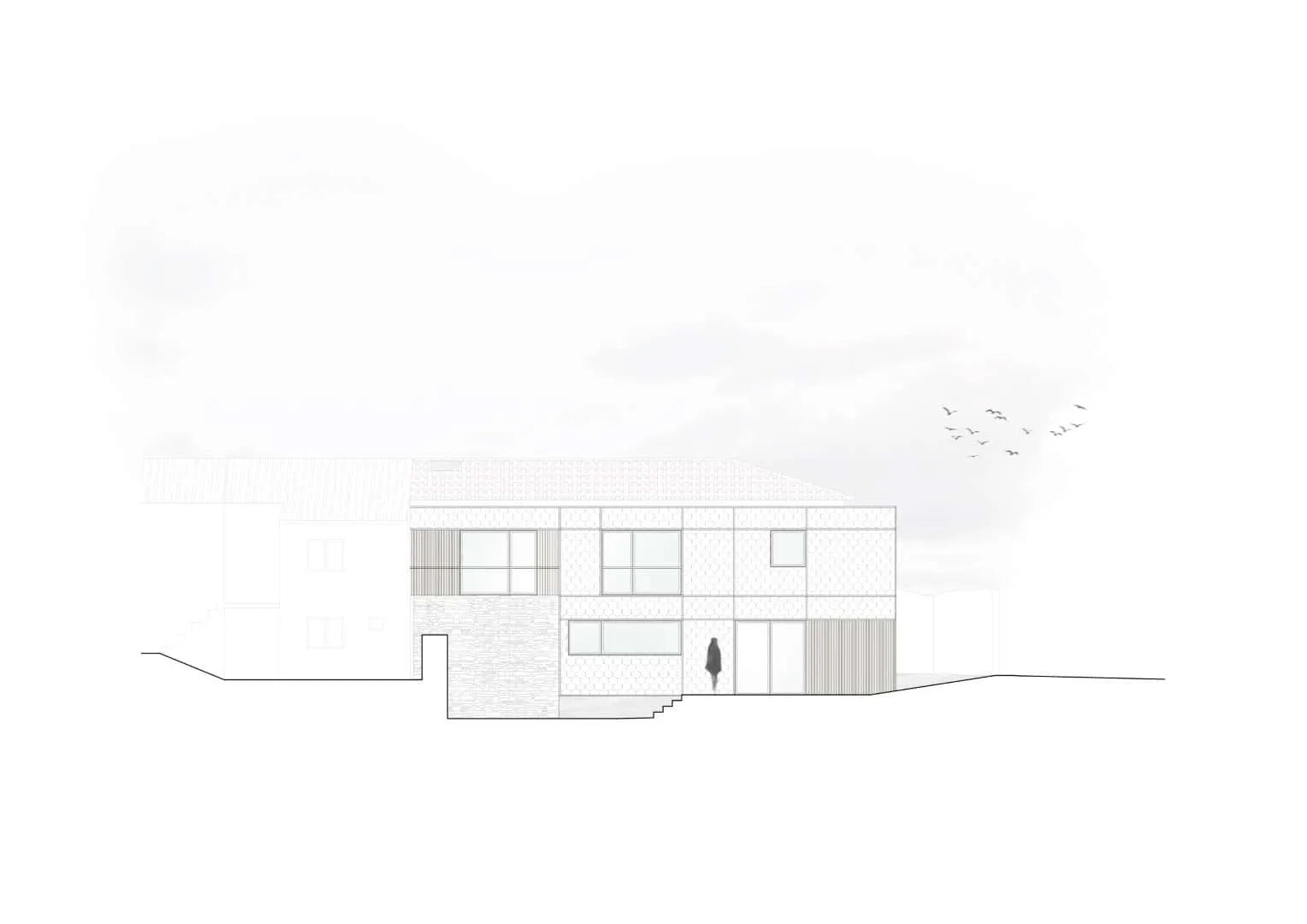 菲利佩·皮尼亚设计的卡尔代拉之家，位于葡萄牙维拉诺瓦-德福兹科阿