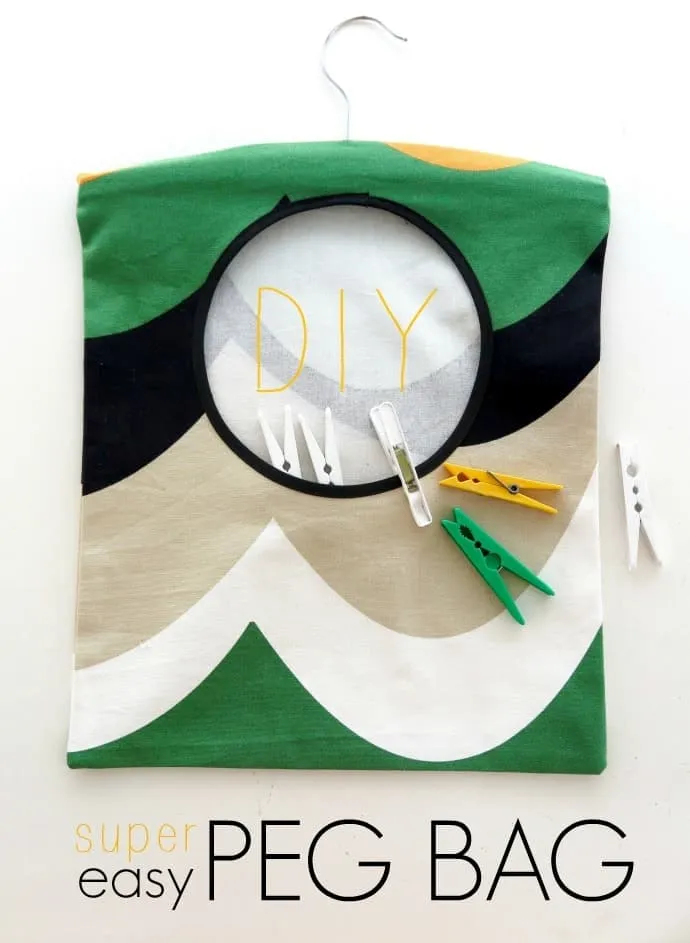 5. 简单的钩子袋DIY