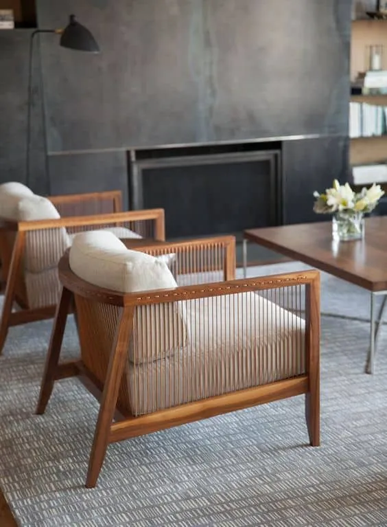 Используйте деревянную мебель для уюжного и стильного интерьера