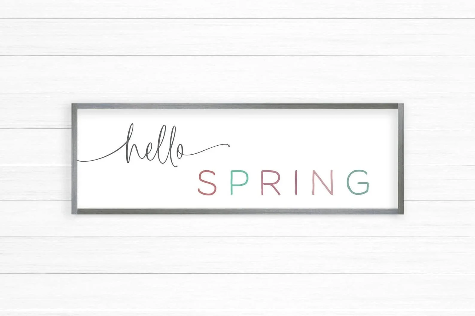 7. Holzzeichen Hallo Frühling