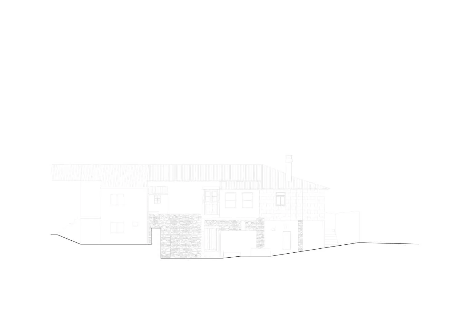 菲利佩·皮尼亚设计的卡尔代拉之家，位于葡萄牙维拉诺瓦-德福兹科阿