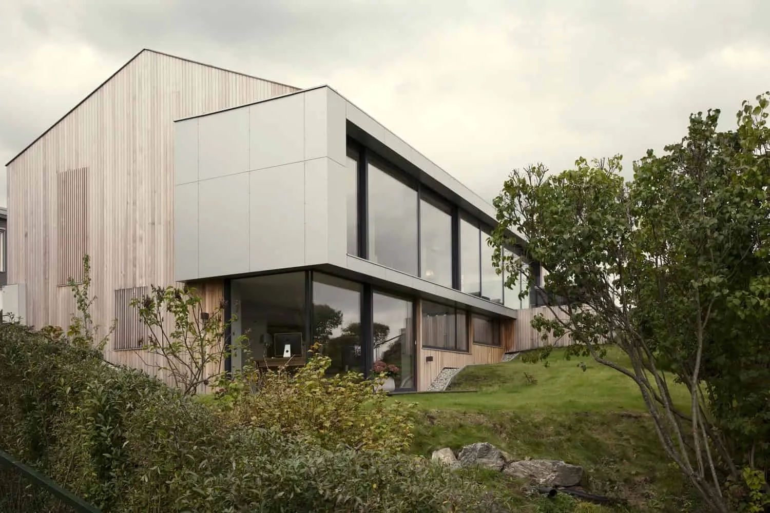 Bergheimveien Villa by Skapa as in Bjerum, Norway