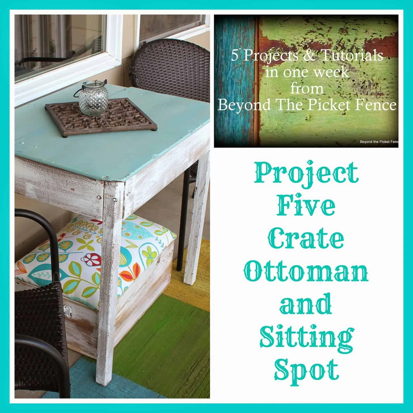 11. Taburete caja de DIY