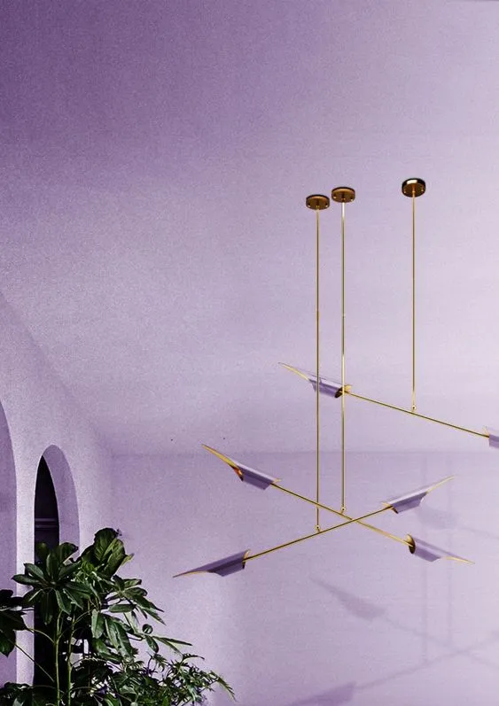 Violette Nuancen: Wie man Farben im Zuhause kombiniert