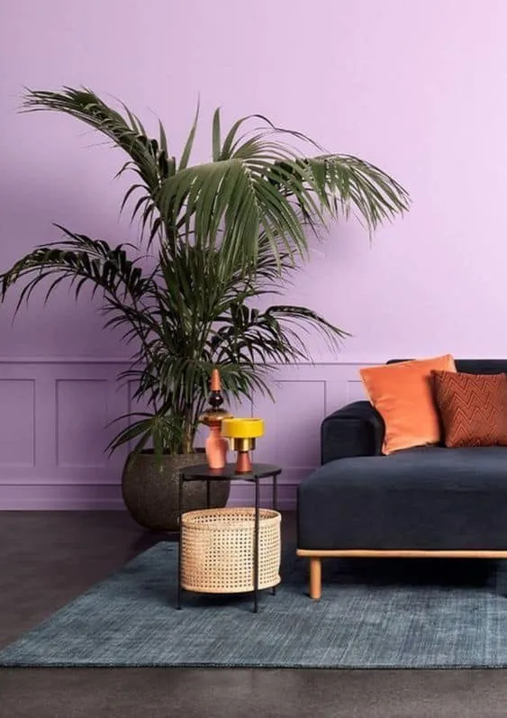 Violette Nuancen: Wie man Farben im Zuhause kombiniert