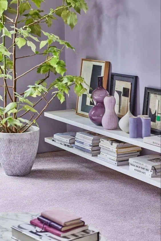 Violette Nuancen: Wie man Farben im Zuhause kombiniert