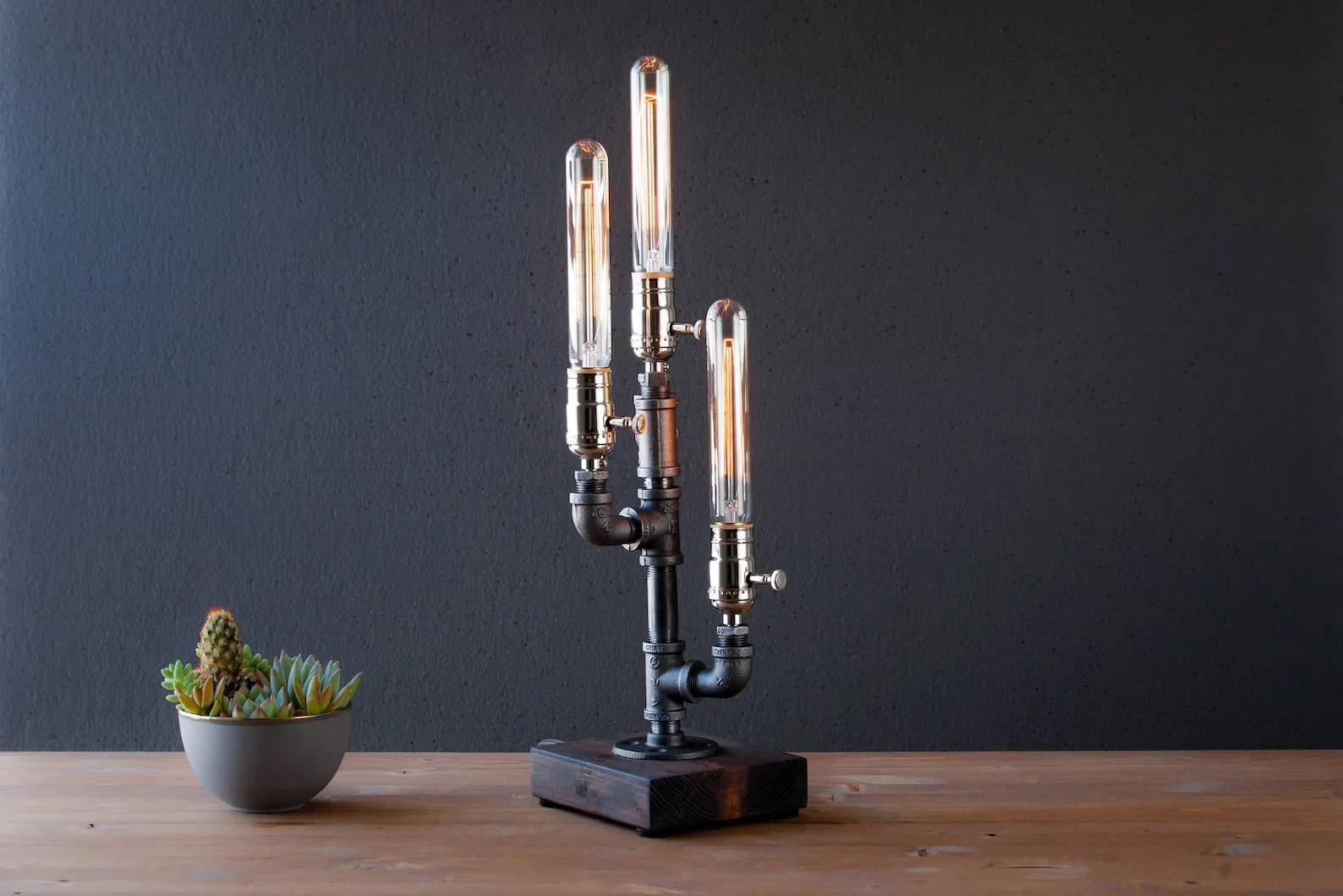 9. Industrial Desk Lamp