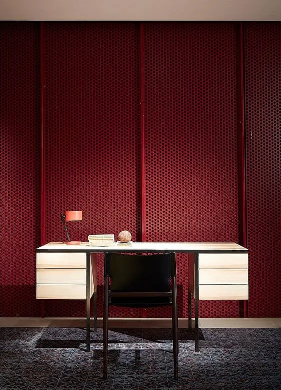 令人惊叹的红色墙面装饰项目