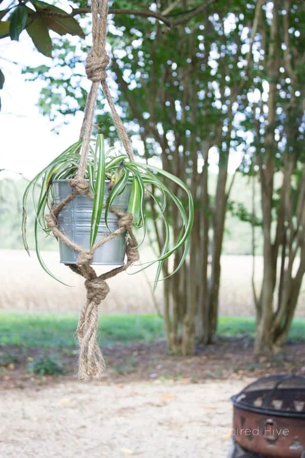 5. DIY Jute and Macrame Hanging Planter